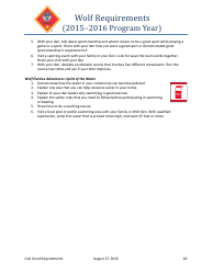 2015-2016 Cub Scout Requirements - Boy Scouts of America, Page 18