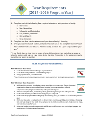 2015-2016 Cub Scout Requirements - Boy Scouts of America, Page 19