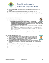 2015-2016 Cub Scout Requirements - Boy Scouts of America, Page 20