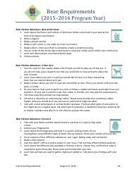 2015-2016 Cub Scout Requirements - Boy Scouts of America, Page 23