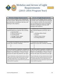 2015-2016 Cub Scout Requirements - Boy Scouts of America, Page 26