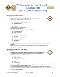 2015-2016 Cub Scout Requirements - Boy Scouts of America, Page 28