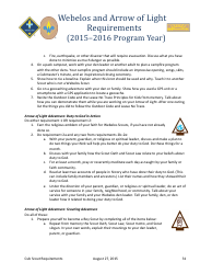 2015-2016 Cub Scout Requirements - Boy Scouts of America, Page 31