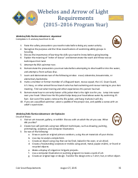 2015-2016 Cub Scout Requirements - Boy Scouts of America, Page 34