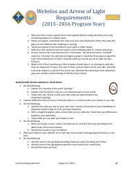 2015-2016 Cub Scout Requirements - Boy Scouts of America, Page 37