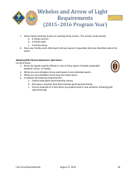 2015-2016 Cub Scout Requirements - Boy Scouts of America, Page 43
