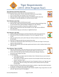 2015-2016 Cub Scout Requirements - Boy Scouts of America, Page 4