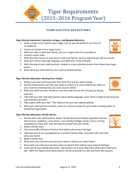 2015-2016 Cub Scout Requirements - Boy Scouts of America, Page 6