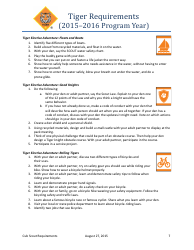 2015-2016 Cub Scout Requirements - Boy Scouts of America, Page 7
