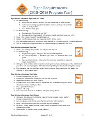 2015-2016 Cub Scout Requirements - Boy Scouts of America, Page 9