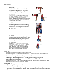 Resistance Band Workout Sheet- Pima County Employee Wellness Program, Page 2
