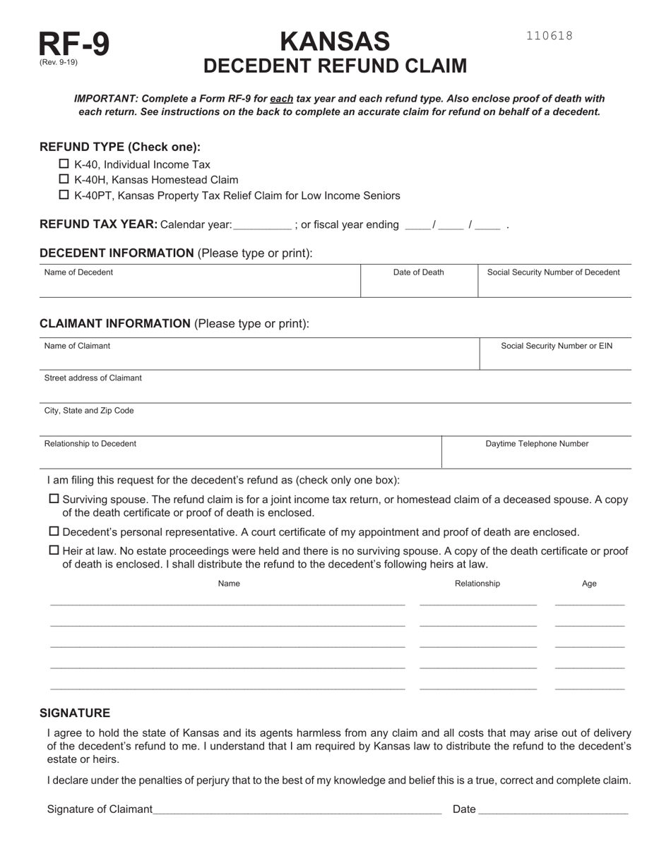 form-rf-9-download-fillable-pdf-or-fill-online-kansas-decedent-refund