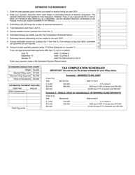 Form K-40ES Kansas Individual Estimated Income Tax Voucher - Kansas, Page 2