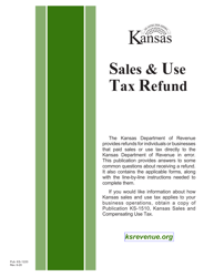 Form ST-21 &quot;Kansas Sales and Use Tax Refund Application&quot; - Kansas