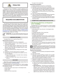 Form ST-21 &quot;Kansas Sales and Use Tax Refund Application&quot; - Kansas, Page 4