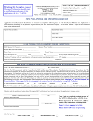 Form MT-07NP New Pool Initial Oil Exemption Request - Kansas, Page 3