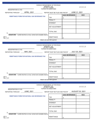 Form MT-5 Mineral Tax Return - Gas Severance - Kansas, Page 3