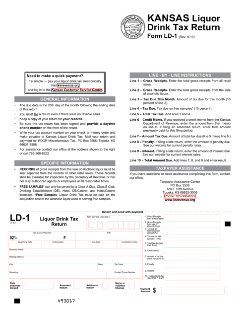 Form LD-1  Printable Pdf