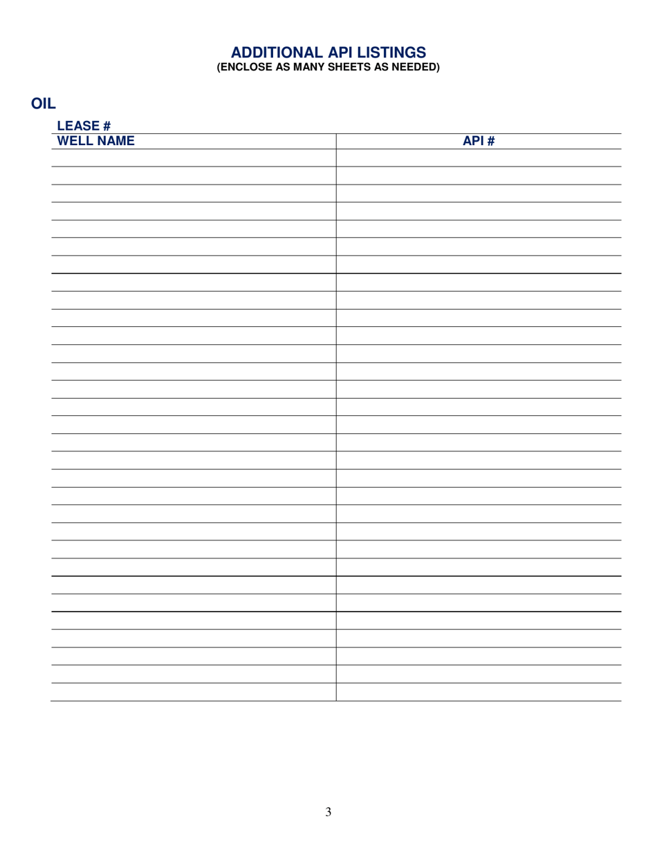 Form MT-07 Initial Oil Exemption Request (Minimum Production or Water Flood) - Kansas, Page 5