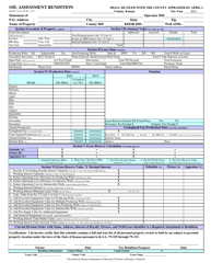 Schedule 2 Oil Assessment Rendition - Kansas