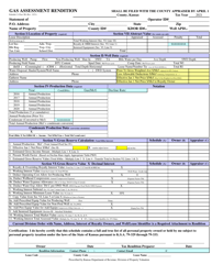 Schedule 2 Gas Assessment Rendition - Kansas