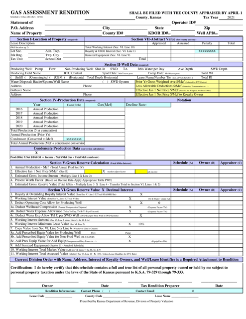 Schedule 2 2021 Printable Pdf