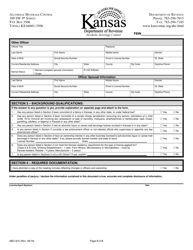 Form ABC-810 Notice of Officer Change - Kansas, Page 3