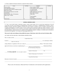 Form D-17B Application for a Manufactured Home Dealer License - Kansas, Page 3