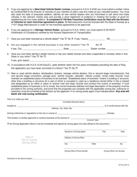 Form D-17A Application for Vehicle Dealer License - Kansas, Page 4