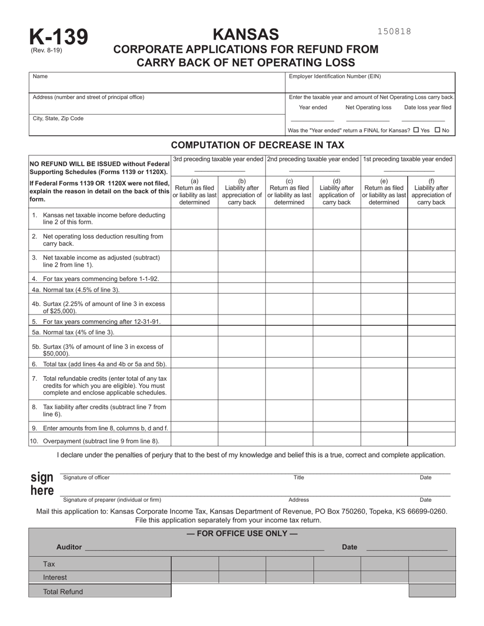 kansas-kansas-corporate-applications-for-refund-from-carry-back-of-net