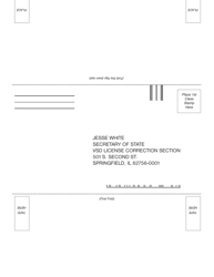 Form VSD165 Notice of Address Change - Illinois, Page 2