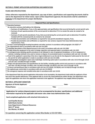 DNR Form 50 (542-1608) Construction and Demolition Landfill Permit Application - Iowa, Page 2