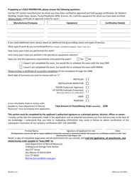 DNR Form 542-0094 Application for Company or Sole Proprietor License - Iowa, Page 2