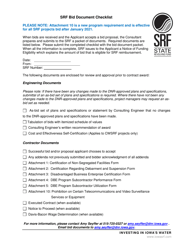 Document preview: Exhibit 13 Srf Bid Document Checklist - Iowa