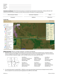 DNR Form 542-8122 Professional Engineer (Pe) Design Certification - Iowa, Page 4