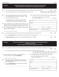 Form 10A100(P) Kentucky Tax Registration Application - Kentucky, Page 11