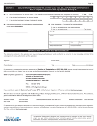 Form 10A100(P) Kentucky Tax Registration Application - Kentucky, Page 12