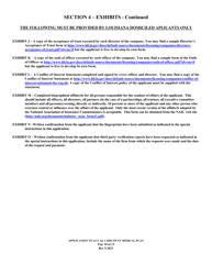 Application to Act as a Discount Medical Plan in the State of Louisiana - Louisiana, Page 10