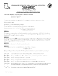 Form DPSSP0097 Indian Gaming Unit Corporate State Certification Renewal Application - Louisiana, Page 3