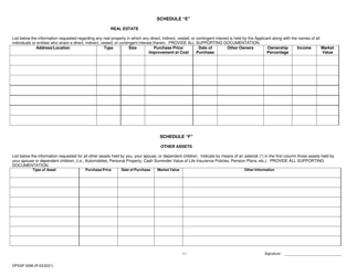 Form DPSSP0096 Part C Indian Gaming Unit Corporate Certification Application Financial Disclosure - Louisiana, Page 8