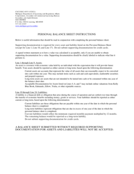 Form CSCL/SEC-0553 Personal Balance Sheet - Michigan, Page 2