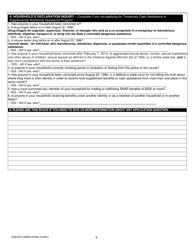 Form DHS/FIA CARES9708A Eligibility Determination Document for Child Under 21 in DHS Foster Care or Subsidized Adoption - Maryland, Page 3