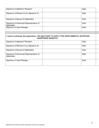 Form DHS/FIA9711 E Elderly Simplified Application Project - Maryland, Page 11
