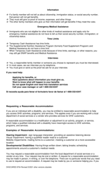 Form DHS/CARES9704 Application for Emergency Assistance - Maryland, Page 3
