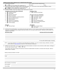 Form AR-0012 Motor Vehicle Repair Facility Registration Application - Michigan, Page 4