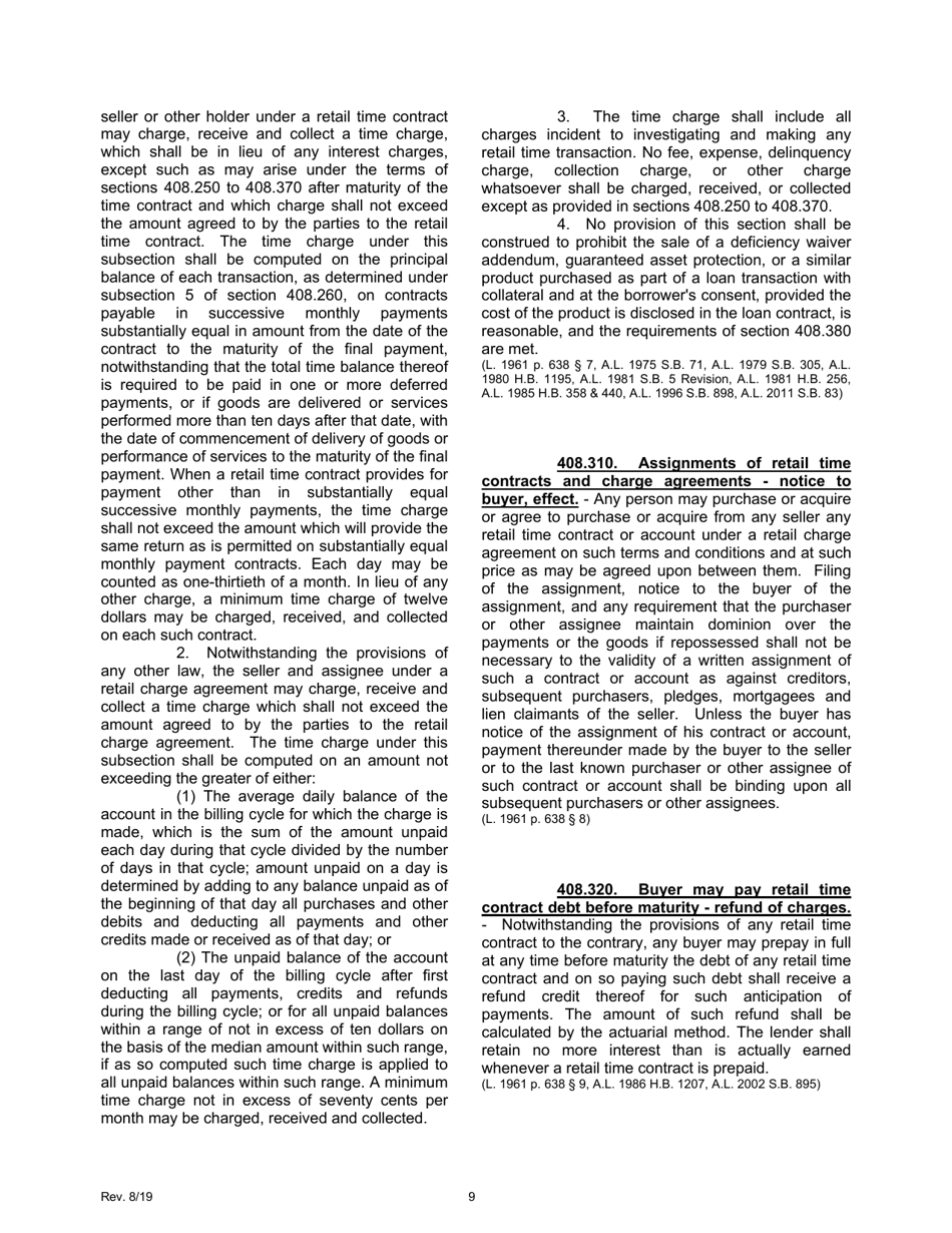 Application for Missouri Financing Institution - Missouri, Page 11