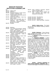 Application for Missouri Financing Institution - Missouri, Page 4