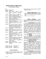 Application for Motor Vehicle Time Sales Act - Missouri, Page 4