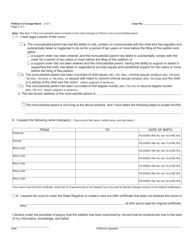 Form PC51 Petition to Change Name - Michigan, Page 2