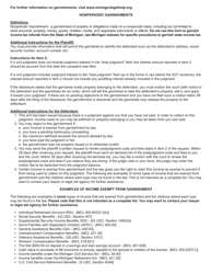 Form MC13 Request and Writ for Garnishment (Nonperiodic) - Michigan, Page 3